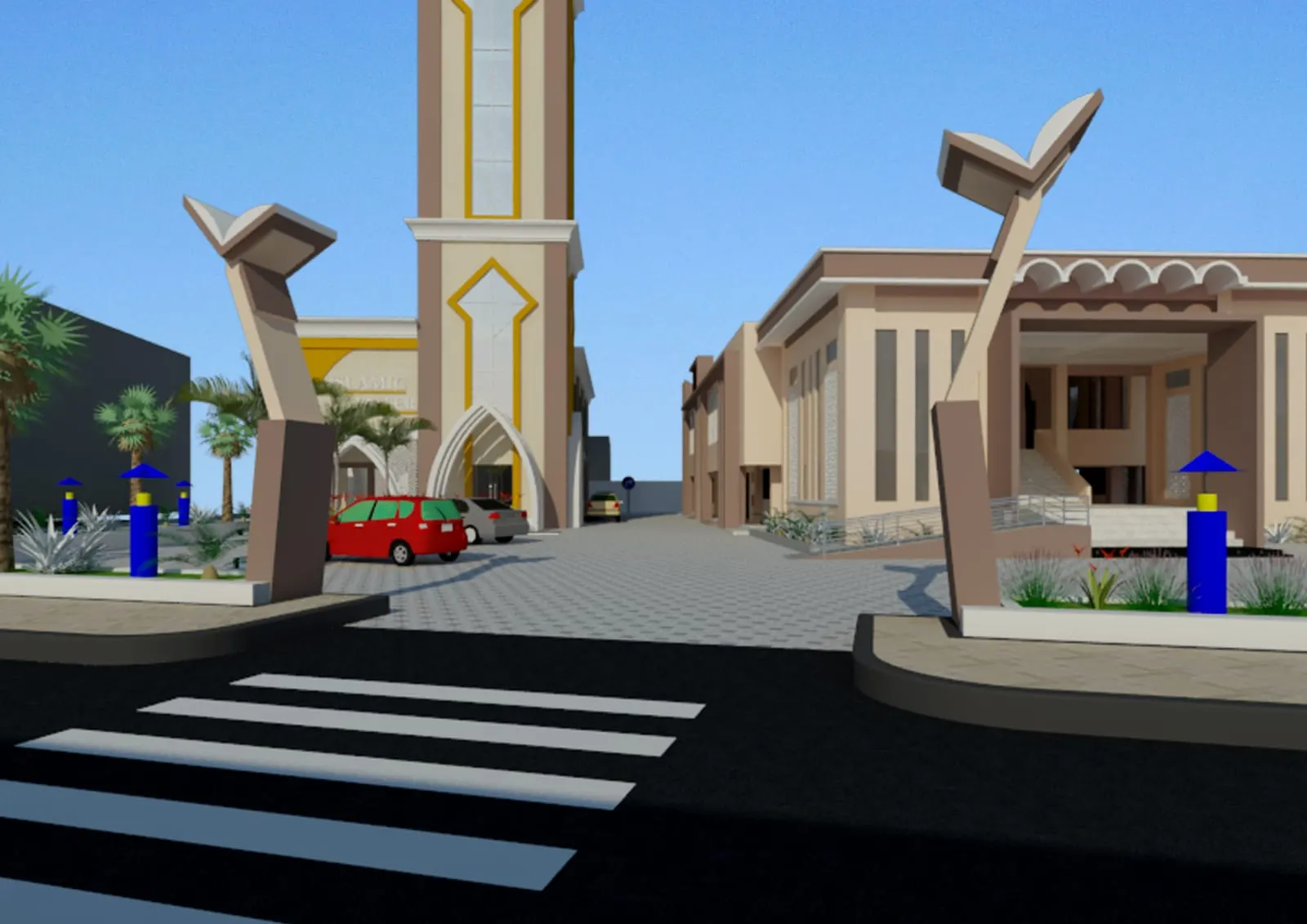 Halaman depan masjid